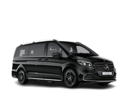 Mercedes V-Class executive chauffeur service London airport terminal